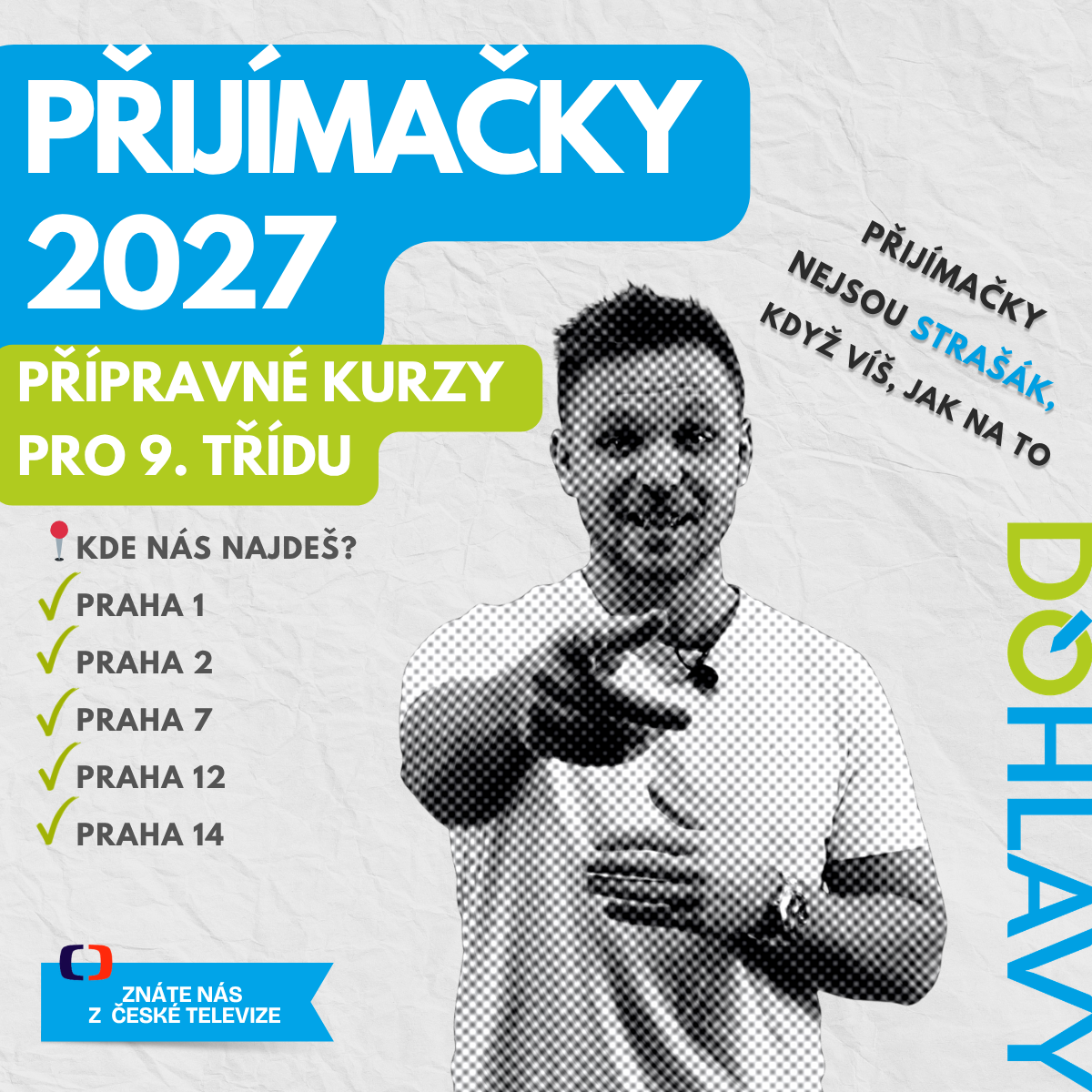 Zarezervujte si své místo včas